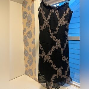 Women’s vintage paisley floral dress - medium - Tessuto